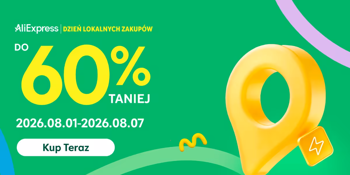 AliExpress Dzień lokalnych zakupów – do 60% taniej