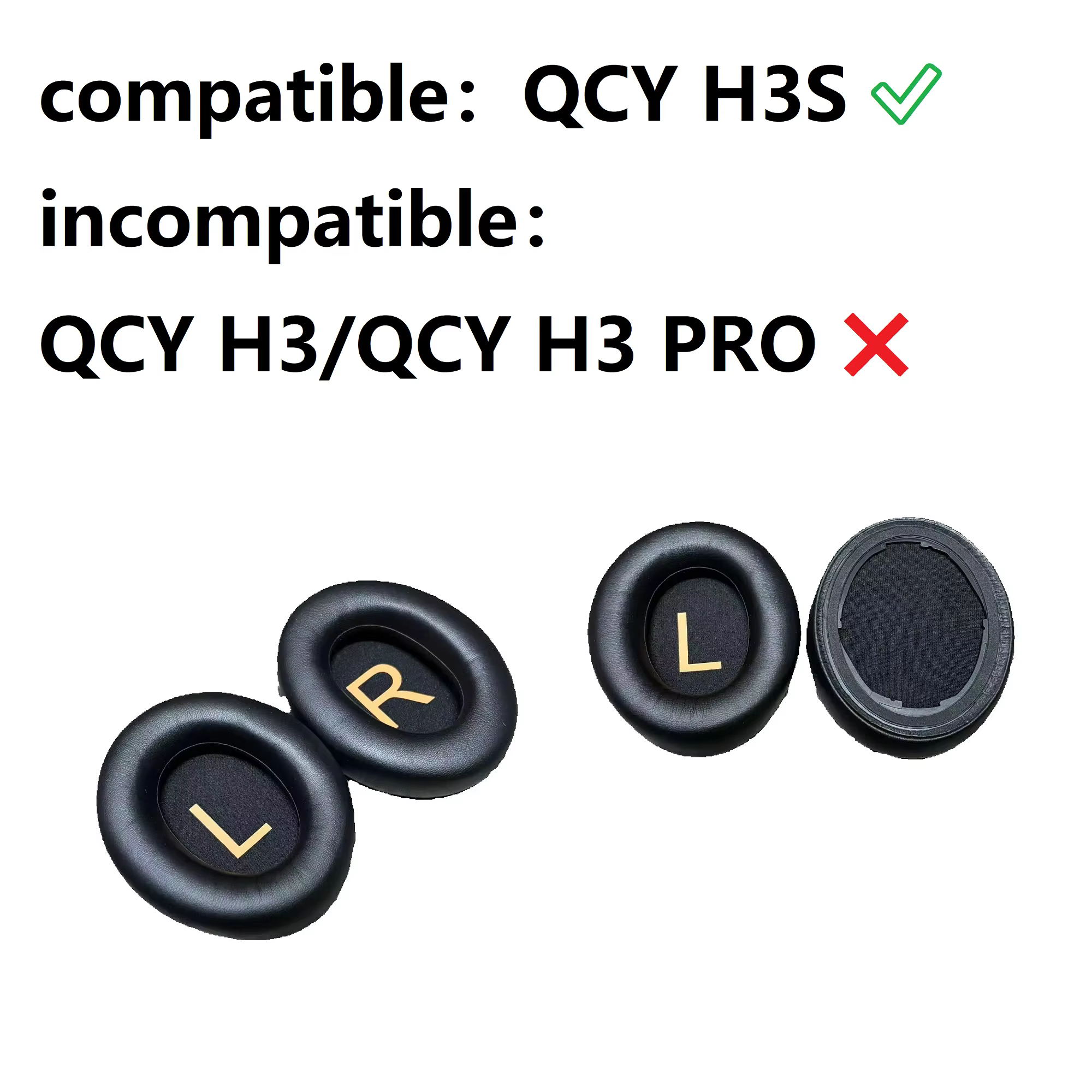 Original spare parts For QCY H3S headphones replacement ear pads earmuff ear pillows