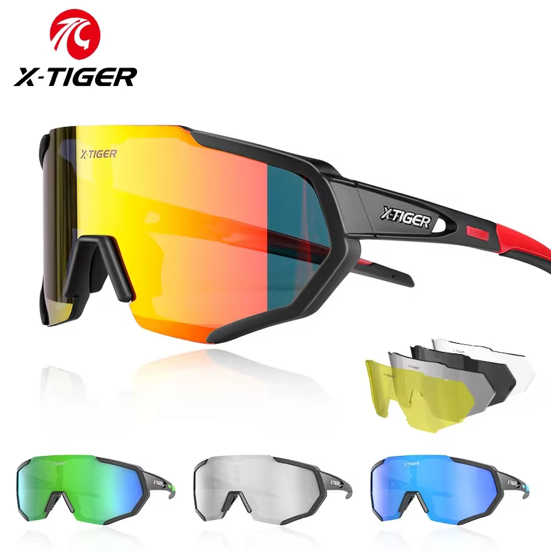 X-TIGER Okulary rowerowe polaryzacyjne UV400