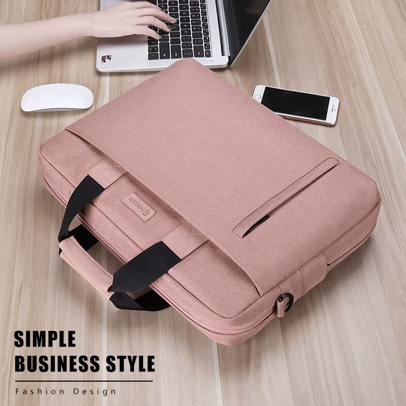 Torba na laptopa 13.3 14 15.6 17.3 cala, wodoodporna torba na notebooka do Macbook Air Pro 13 15, torba na ramię, teczka. - AliExpress 7