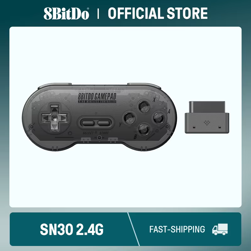 Bezprzewodowy pad do gier 8BitDo SN30 2.4G dla oryginalnego SNES/SFC
