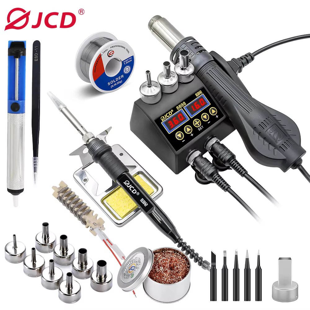 Stacja lutownicza 750W SMD 8898 z wyświetlaczem LCD