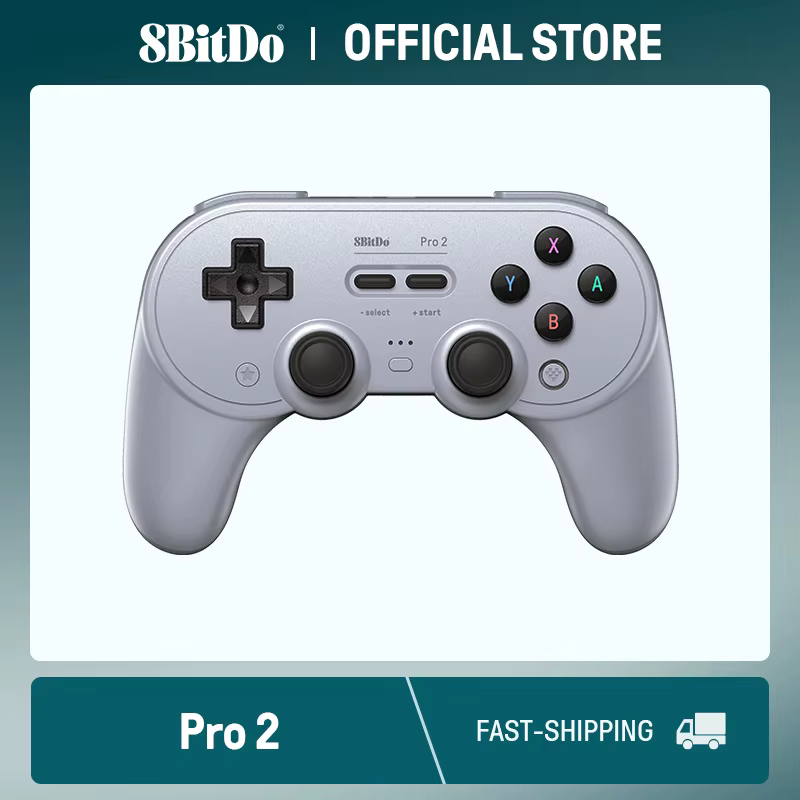 8BitDo New Pro 2 Bluetooth Gamepad z joystickiem Halla dla Switch 2,1, PC, macOS, Android, Steam Deck i Raspberry Pi