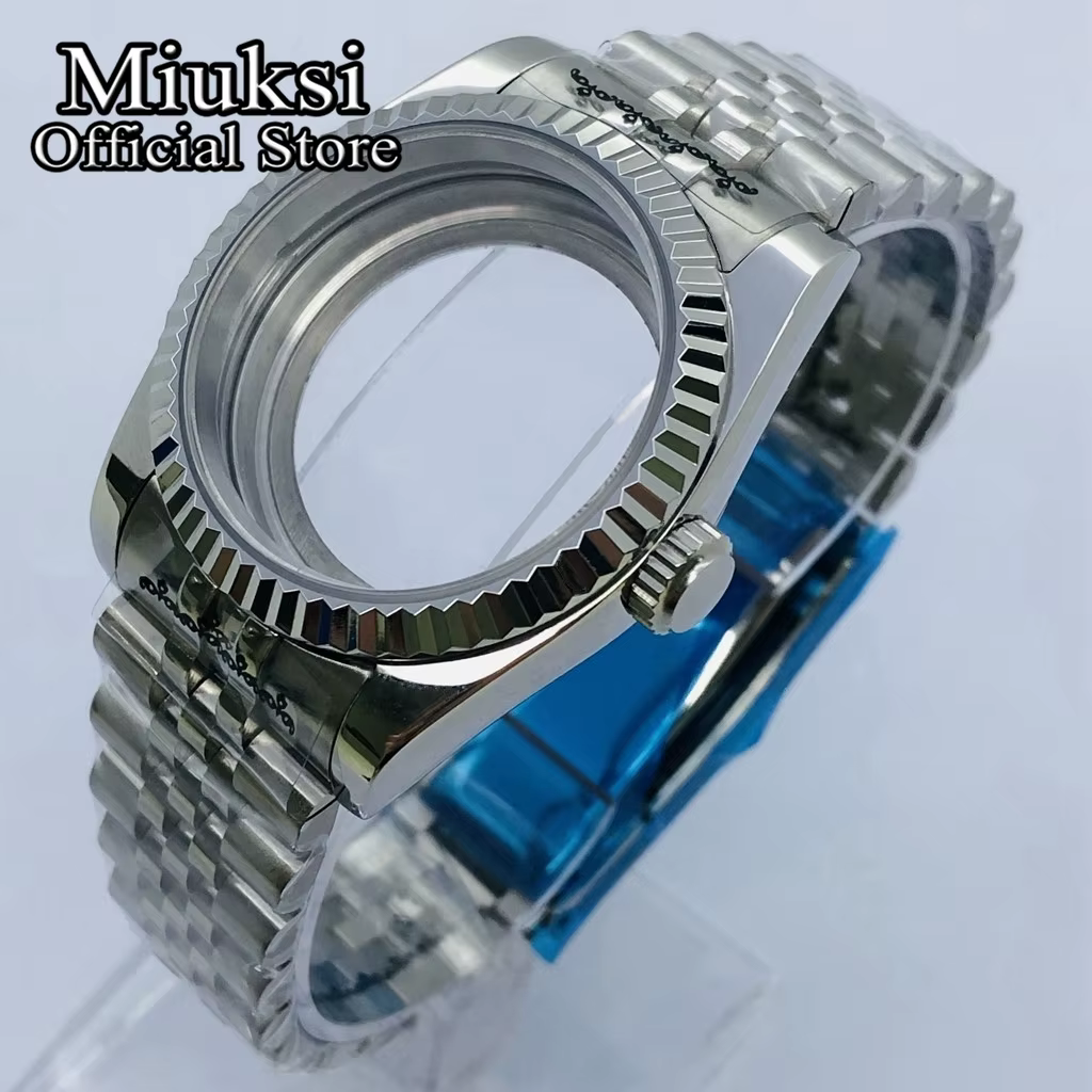 Miuksi 36mm/40mm koperta zegarka ze szkła szafirowego pasuje do mechanizmu NH35 NH36 NH34 ETA2824 2836 Mingzhu DG2813 3804 Miyota8205 8215 PT5000 - AliExpress 1511