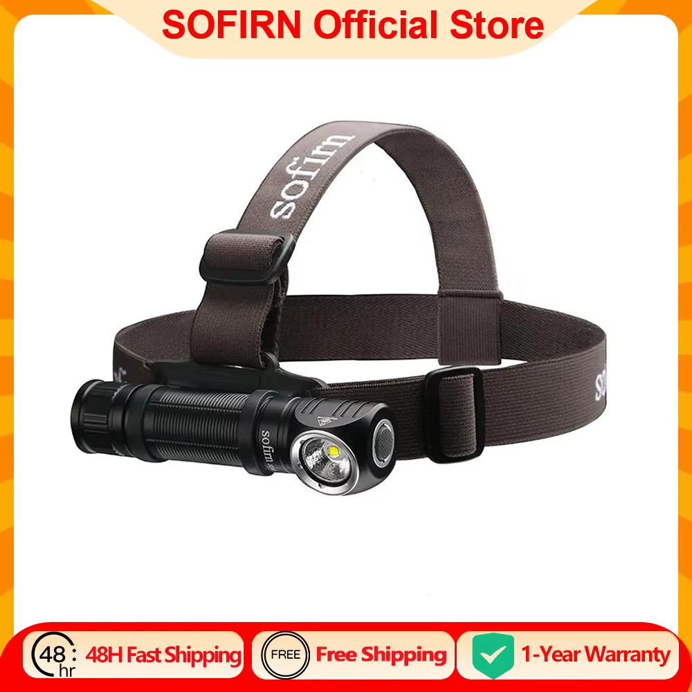 Sofirn HS40 latarka czołowa 2000 lm USB-C