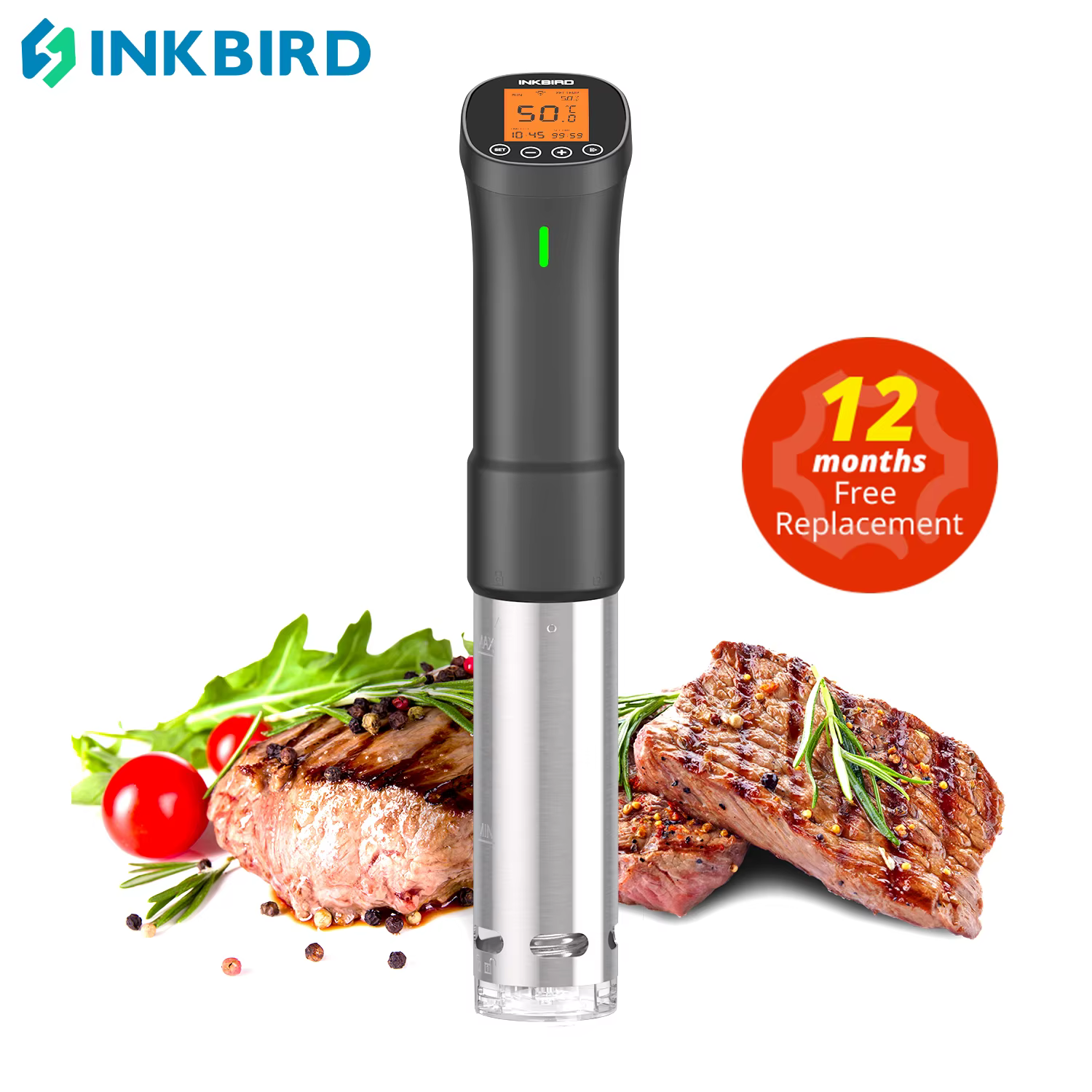 INKBIRD Sous Vide ISV-200W Wi-Fi Precyzyjny Cyrkulator Zanurzeniowy
